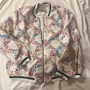 Lucca Couture light varsity style jacket. Hardly worn.